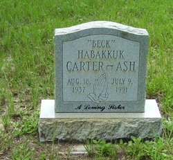 Habakkuk “Beck” <I>Carter</I> Ash 