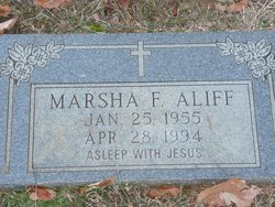Marsha Faye <I>Bushnell</I> Aliff 