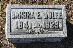 Barbara Ellen <I>Bonebrake</I> Wolfe 