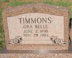 Ora Belle Timmons 