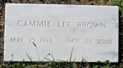 Cammie Lee <I>Garrett</I> Brown 