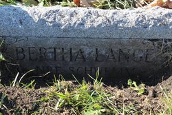 Bertha <I>Schwemm</I> Lange 