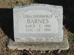 Leona <I>Hershberger</I> Barnes 