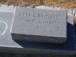 Etta Lee <I>Conn</I> Baygents 