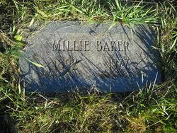 Millie Agnes <I>Mundell</I> Baker 