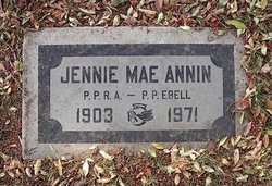 Jennie Mae <I>Graham</I> Annin 