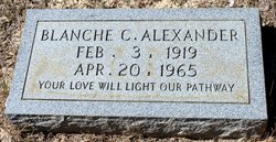 Blanche C Alexander 