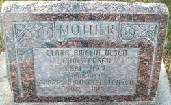 Clara Amelia <I>Olsen</I> Christensen 