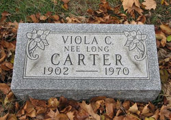 Viola C. <I>Long</I> Carter 