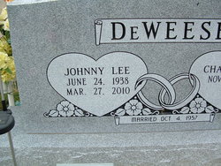 Johnny Lee <I>Humphreys</I> DeWeese 