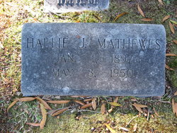 Hallie J Mathewes 