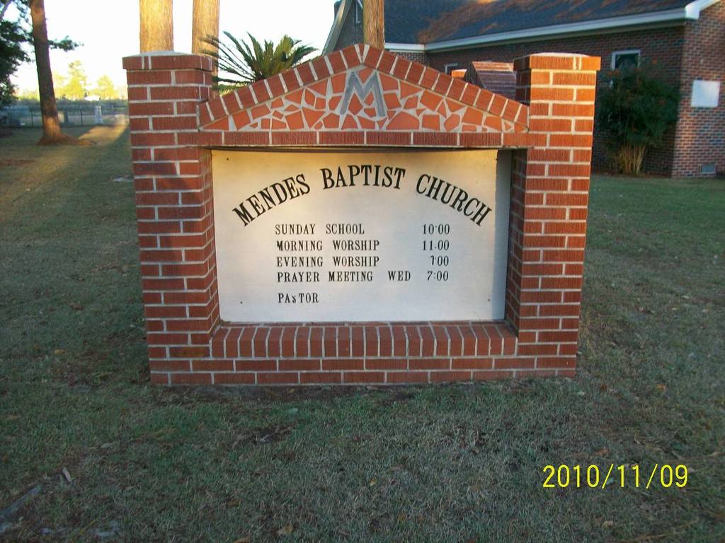 Mendes Baptist Church Cemetery