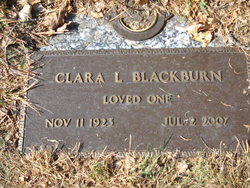 Clara Louise <I>VanHorn</I> Blackburn 