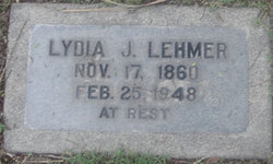Lydia Jane <I>Smith</I> Lehmer 