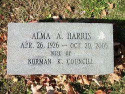 Alma A <I>Harris</I> Councill 