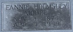 Fannie Theresa “Fan” <I>Holmsley</I> Moore 