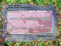 Mattie Josephine “Jo” <I>Oller</I> Church 