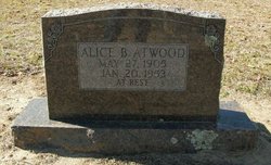 Alice B <I>Johnson</I> Atwood 