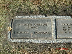 Maryellen <I>Brown</I> Johnson 