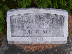 Elizabeth “Libby” <I>Barber</I> McKeehan 