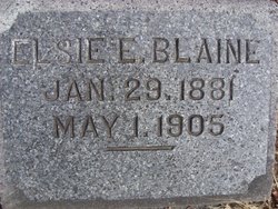 Elsie E. <I>Fleming</I> Blaine 