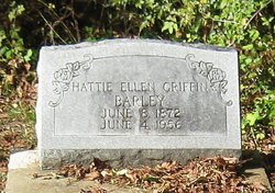 Hattie Ellen <I>Griffin</I> Barley 