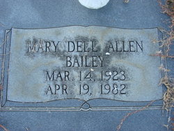 Mary Dell <I>Allen</I> Bailey 