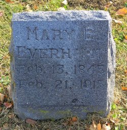 Mary E “Mollie” <I>Tansey</I> Everhart 