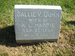 Sallie V <I>Dunn</I> Harris 