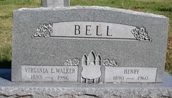 Virginia E. <I>Walker</I> Bell 
