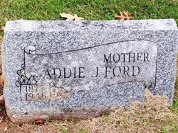 Addie Josephine <I>Liston</I> Ford 