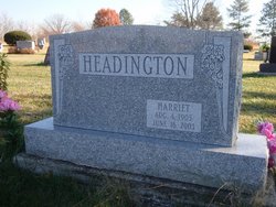 Harriet L Headington 