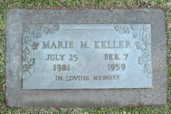 Myrtle Marie <I>Egbert</I> Keller 