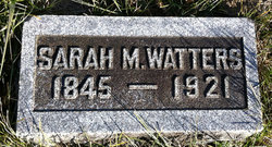 Sarah M <I>Atkinson</I> Watters 