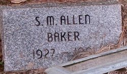 Sue Marie <I>Allen</I> Baker 