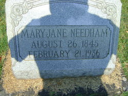 Mary Jane <I>Tucker</I> Needham 
