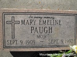 Mary Emeline <I>Strong</I> Paugh 