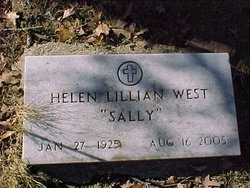 Helen Lillian “Sally” <I>Viehmann</I> West 