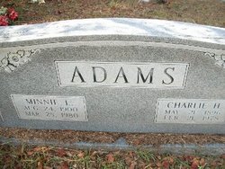 Charlie H Adams 