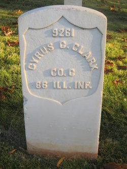 Pvt Cyrus C Clark 