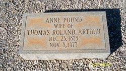 Annie <I>Pound</I> Arthur 