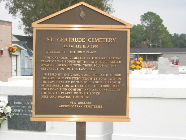 Saint Gertrude Cemetery