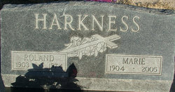 Marie <I>Lang</I> Harkness 