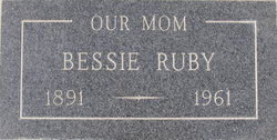 Bessie <I>Hayes</I> Ruby 