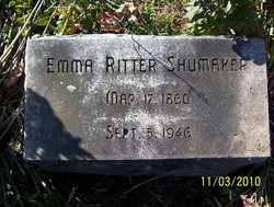 Emma <I>Ritter</I> Shumaker 