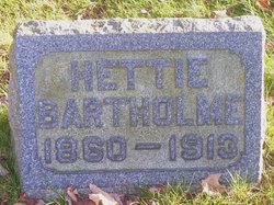 Harriett “Hettie” <I>Emerson</I> Bartholme 