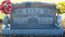 Mrs Rosa Lee <I>Bennett</I> Byrd 
