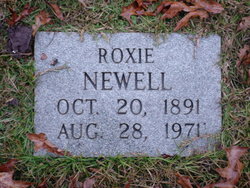 Roxie <I>Collier</I> Newell 