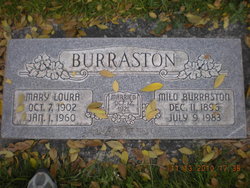Mary Loura <I>Jasperson</I> Burraston 