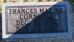 Frances Maxine Cornwell 